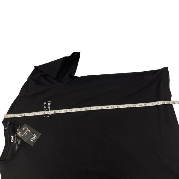 NEW Denim & Flower Men's XL Black T-Shirt "Realm of Subcultures" Relaxed NWT - Picture 6 of 7